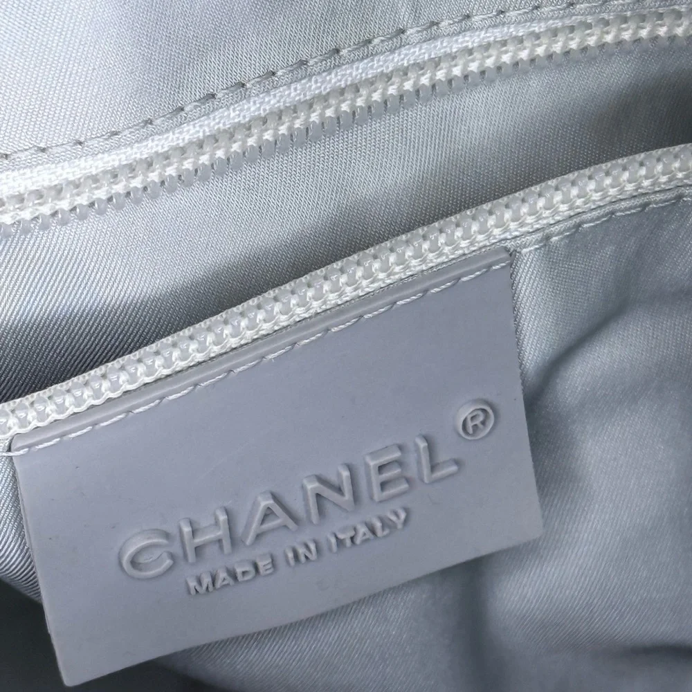 Authentic Chanel Sports Line Camellia Shoulder Tote Bag - Picture 11 of 12